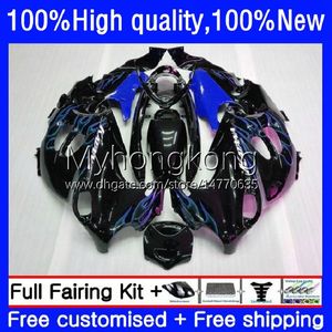 Bodys Kit für Suzuki Katana GSX600F GSXF750 GSXF 600 750 CC 98 99 00 01 02 17NO.55 GSX750F 600CC 750CC GSXF-750 Blue Flames GSXF600 1998 1999 2000 2002 OEM Fairing Favorit