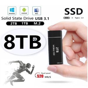 外付けハードドライブSSD Mobiele Solid State Drive TB TB GB Opslag Valaat Harde SchijfコンピュータDraagbare USB Schijven