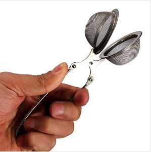 100pcs Fast Free Ship Stainless Steel Spoon Ball Shape Tea Tool Mesh Infuser Filter Strainer Teaspoon Tools