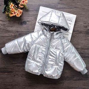 Baby / Toddler Cool Fashionable Long-sleeve Hooded Cotton Quilt Coat 210528