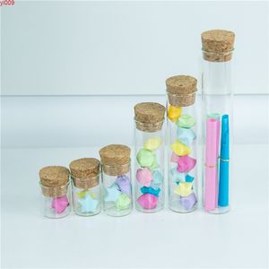 4ml 5ml 6ml 18ml 22ml 30ml mini garrafas de vidro atacado frascos Armazenamento para presentes de alimento líquido de areia DIY 24pcsjars