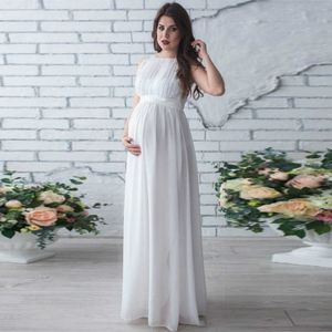 Abiti premaman da donna Fotografia senza maniche Abbigliamento in chiffon femminile Allattamento al seno Vestito da gravidanza Casual Vestidos incinta Y0924