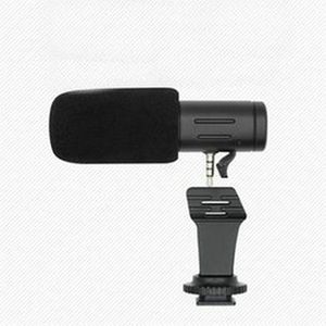 Mikrofon för telefon Bärbar Intervju Stereo Kondensor Kamera Mic för PC Huawei Video Recording YouTube Tiktok Mini