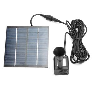 JT-180 1.4W 7V Solpanel Power Fountain Outdoor Garden Pool Dosversible Water Pump Kit
