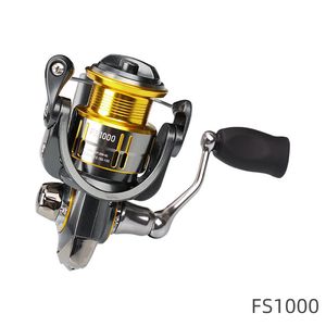 Spinning Reel FS 800 1000 2000 3000 Metalowa Cewka połowowa 7 kg Max Drag 9 + 1BB Ultralight Trout Reel