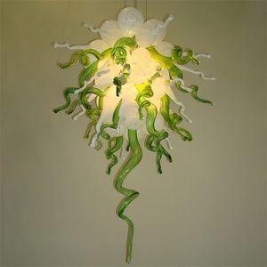 Zeitgenössische Lampen, Hängeleuchten, LED-Kronleuchter, mundgeblasene Glas-Kronleuchter, 61 x 81 cm, italienischer Stil, energiesparend