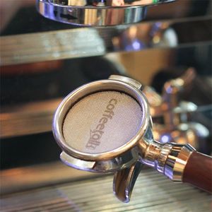COFFEE TALK Espresso Portafiltro 58mm/ecc. Filtri riutilizzabili in acciaio inossidabile a contatto con lo schermo della doccia inferiore adatto 220217
