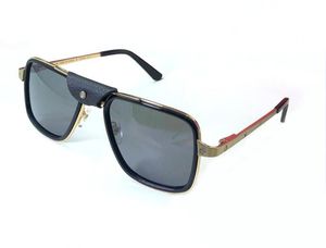 Новые солнцезащитные очки модного дизайна 10263 квадратной оправы с небольшой кожаной пряжкой, украшенной простым и популярным стилем, защитные очки uv400 высшего качества