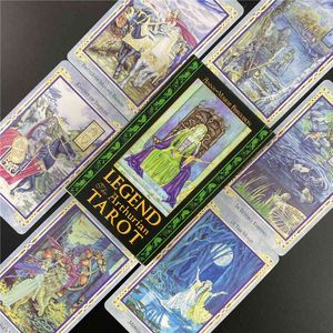 Legenda o Cartão de Tarot Arthurian Oracle para o jogo de tabuleiro de divindade do destino e uma variedade de opções Love 25GF