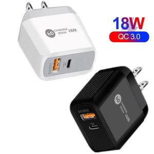 18W 20W 25W Fast Quick Chargers QC3.0 Type c USb-C charger Eu US UK Wall Chargers For Iphone 11 12 13 14 15 Samsung 10 s20 S22 s23 htc