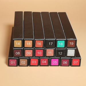 Ismine Tattoo Lip Liner Penna Vattentät 19 Färg Multifunktion Läppstift Penna Matt Långvarig Lätt att bära Naturlig grossist läppar Makeup