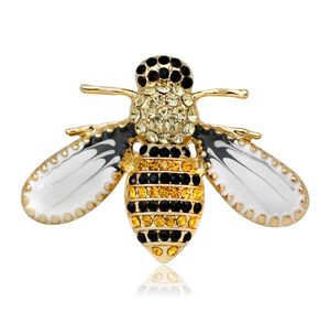 Fashion Design Insect Series Brooch Pin Donne Delicate Little Bee Spille di cristallo GIOIELLI SHINESTONE GIOIELLI Sexy Regalo
