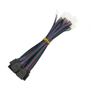 Cable De Extensión LED De 4 Pines al por mayor-Accesorios de iluminación Pin pin LED RGB Strip de extensión Cable de cable cm LED Strips Cables Clip MayhendRopshipship