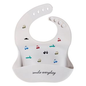 Baby bib justerbar djur bild vattentät saliv droppande bibs mjukt ätlig silikon handduk drooling barn halsduk 0555