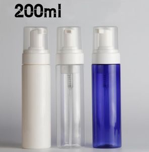 200ml Piezywanie z tworzywa sztucznego z tworzywa sztucznego pomostek do mydła piankowy-refilowalny Przenośny Puste Soaming Hand Soap SUD Dispenser Button Travel Mini