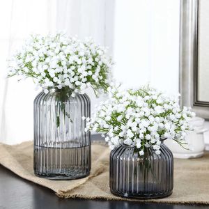 Mini Artificial Flowers Gypsophila Bouquet Fake Flowers For Wedding Birthday Party Home Decoration Photo Prop Arrangement Flower Y0630