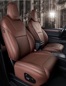 Carro interior acessórios assento capa para tesla modelo x graus coberto de alta qualidade coxim de couro de alta qualidade adequado Seaters Design específico apenas Modelx