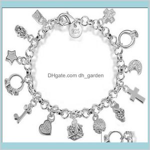 Link Chain Bracelets Jewelry Drop Delivery 2021 Wholesale Retail Lowest Price Christmas Gift 925 Sier Fashion Bracelet Ps1354 P2Zfq
