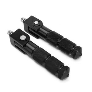 Pedallar 1 Pair 8mm Evrensel Footrest 90 Derece Katlanır Rearsets Ayak Pegs Arka Motosikletler için