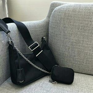 2 sztuk 2021 Ramię Projektanci Torby Na Ramię Crossbody Luxurys Torba Kobiety Messenger Crossbody Mini Torba Kobiety Torebki Wysokiej jakości Nylon Moda Tote Torba