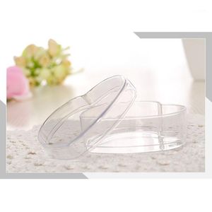 Gift Wrap Ly Heart Shape Candy Box Food Grade Transparent Plastic Container For Halloween Children XSD88