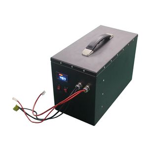 Metalowa obudowa 2880AV Akumulator LG 48V 60AH 70AH LITU LITU LIMO Bateria z monitorem i BMS do elektrycznej riksza / elektryczny trójkołowy / przenośny zasilacz