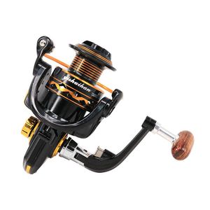 Mulinelli da pesca alla carpa Mulinello da spinning in metallo Bobina da 8 kg Trascina bobina con cuscinetto in acciaio inossidabile GF1000-7000 Baitcasting