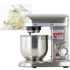 Rostfritt stål Skål Elektrisk Stativ Mat Mixer Maskin Cream Blender Kneading Deg Cake Bread Chef Whip Whisk Eggs Beater