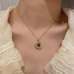 Pendant Necklaces Fashion Clothing Accessories Jewelry Choker Necklace Real 18k Gold Plated Stainless Steel Portrait Coin