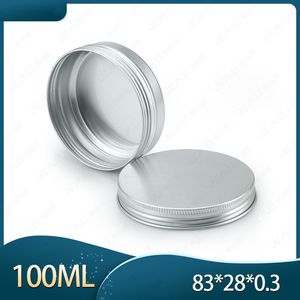 100ml Reusable Aluminum Packaging Box Cosmetic Cream Pot Tin Container Storage Accessory