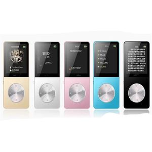 Mini Metais MP3 MP4 Player 4GB / 8GB / 16GB Slim Sport Game LCD Flash HiFi Vídeos Jogador FM Rádio TF Recorder Música