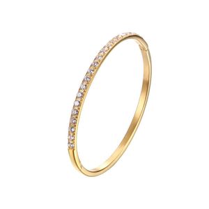 Braccialetti a portata di mano Bracciale con strass zirconia gioielli per ragazze accessori per donne gioielli in oro rosa bracciale di lusso Q0717