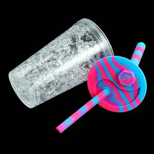 プラスチックカップの水道管のシリコーンの喫煙油タバコ植急凍結凍結凍結凍結凍結凍結のハーブバブラー