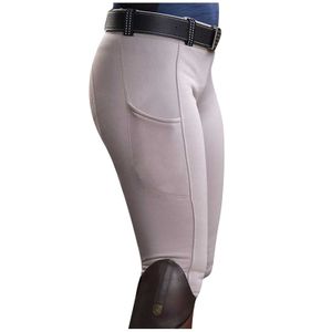 女性のための高品質のズボン馬の乗馬馬場の馬の運動ハイウエストスポーツパンツPantalones de Mujer Q0801