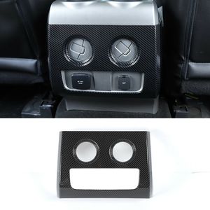 Углеродное волокно задний кондиционер Vent Outlet Cover Trim для Ford F150 Raptor 09-14 Аксессуары для интерьера