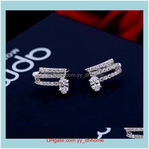 Cuff Jewelrystar With The Same Paragraph Bone Fashion Female Pierced Ear Clip Personality European Simple Earrings Drop Delivery 2021 1Z65I