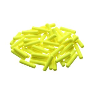 50pcs/bag Cylinder Foam Floats Ball Fishing Float Beads Bobber Floating Foam Oval Indicator Bottom Stoppers Fish Accessories 438 Z2