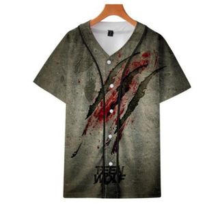 Mann Sommer Günstige T-shirt Baseball Jersey Anime 3D Gedruckt Atmungsaktive T-shirt Hip Hop Kleidung Großhandel 032