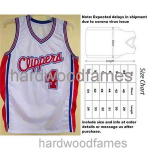 Szyte Custom Custom Ron Harper Home Retro Koszykówka Jersey NCAA Mężczyźni Koszulki do koszykówki