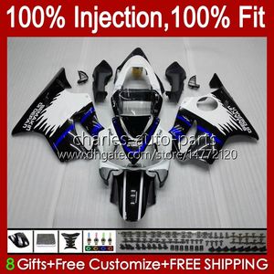 Honda CBR600F4I F4 I CBR600FS 01-03 Bodywork A6NO.91 CBR 600F4I 600 F4I FS CC 2001 2002 2003 CBR600 F4I 600CC 01 02 03注入型フェアリングブラックホワイト