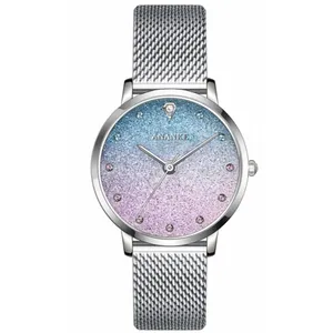 Silver Women Wristwatches With Gift Box Girl Bracelet Luxury Magnetic Starry Sky Lady Wrist Watch Mesh Female Watches