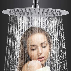 46810 inch Square Stainless Steel Showerhead Rainfall Shower Head Rain Chrome High Pressure Chuveiro Bath Faucet Free Freight