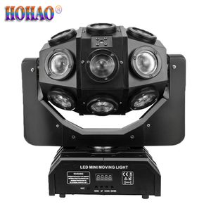 LED18PCS 10W Phantom Moving Head Beam RG лазерный сканирующий свет сцены сцены, активируемый голосовым голосом, батонная танцевальная танце