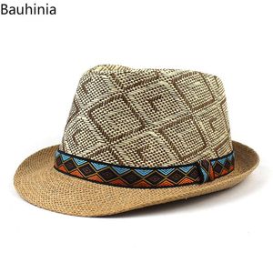 Autumn Womens sentiu chapéu de linho de linho de inverno Homens fedora clássico vintage ladies jazz chapéus largo