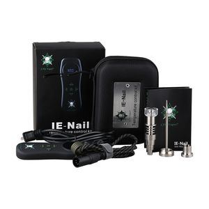 Smoking Accessories 100% Original Authentic LTQ Vapor IE Nails Device Hybrid Quatz Dab E Nail for Wax Dry Herb Temperature Control Kit DHL Free