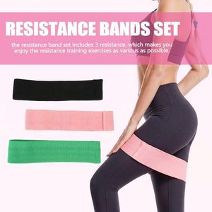 Resistance Bands 3pcs/set 60-120LB Set Pull Rope Cotton Elastic For Fitness Gym Equipment Exercise Yoga Workout Band