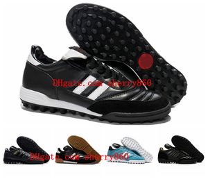 2021 oryginalne męskie buty piłkarskie copa MUNDIAL TF TURF GOAL INDOOR knagi Team Astro Craft buty piłkarskie scarpe calcio czarny/biały