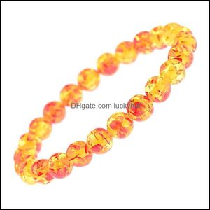 Perline, Fili Gioielli8Mm 10Mm Chakra Cristallo Perline Pietra Naturale Buddha Yoga Bracciali Uomo Donna Fascino Oro Reiki Healing Stretch Braccialetti