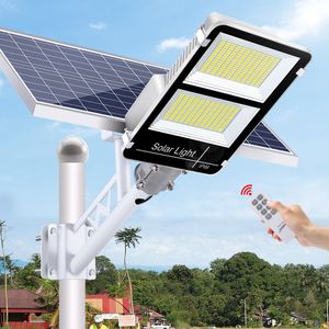 460W LED Street Light Vattentät Solar Garden Solarlampa Utomhusnatt 400W 250W 200W