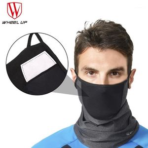 Wheel Up PM2.5 Riding Mask Warm Fleece Bicycle Magic Headband Replaceable Filter Winter Breathable And Waterproof Outdoor Cycling Caps & Mas